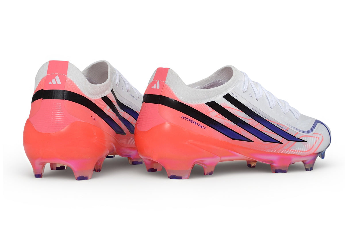 Adidas F50 Elite FG – Blanco/Rojo solar/Negro núcleo