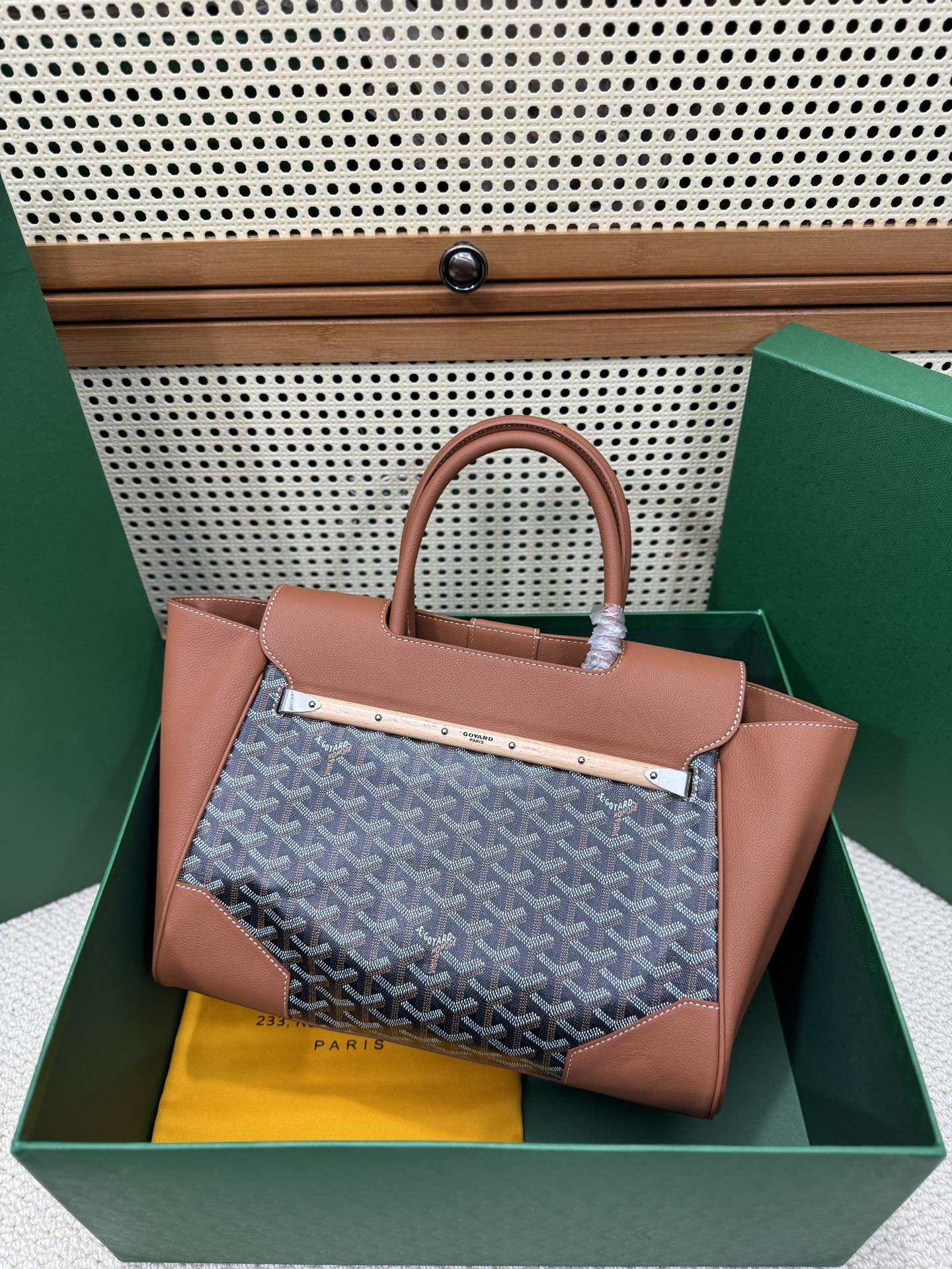 Goyard Saïgon Structuré – Castanho & Preto
