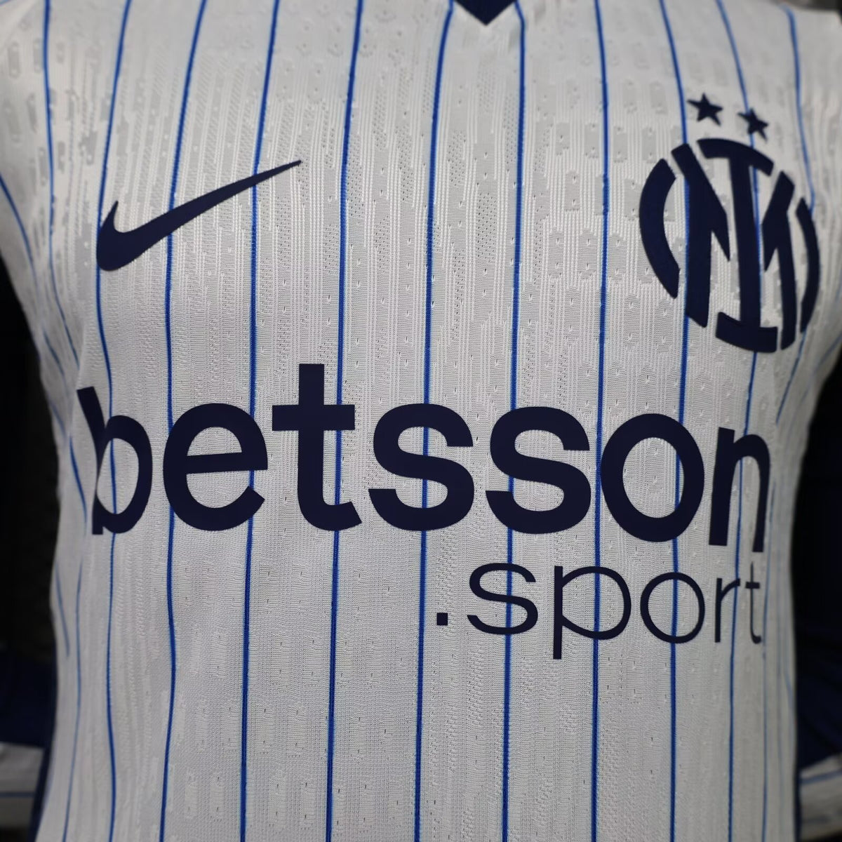 Inter Milan Away Jersey 26/27 - Versão Jogador Manga Comprida