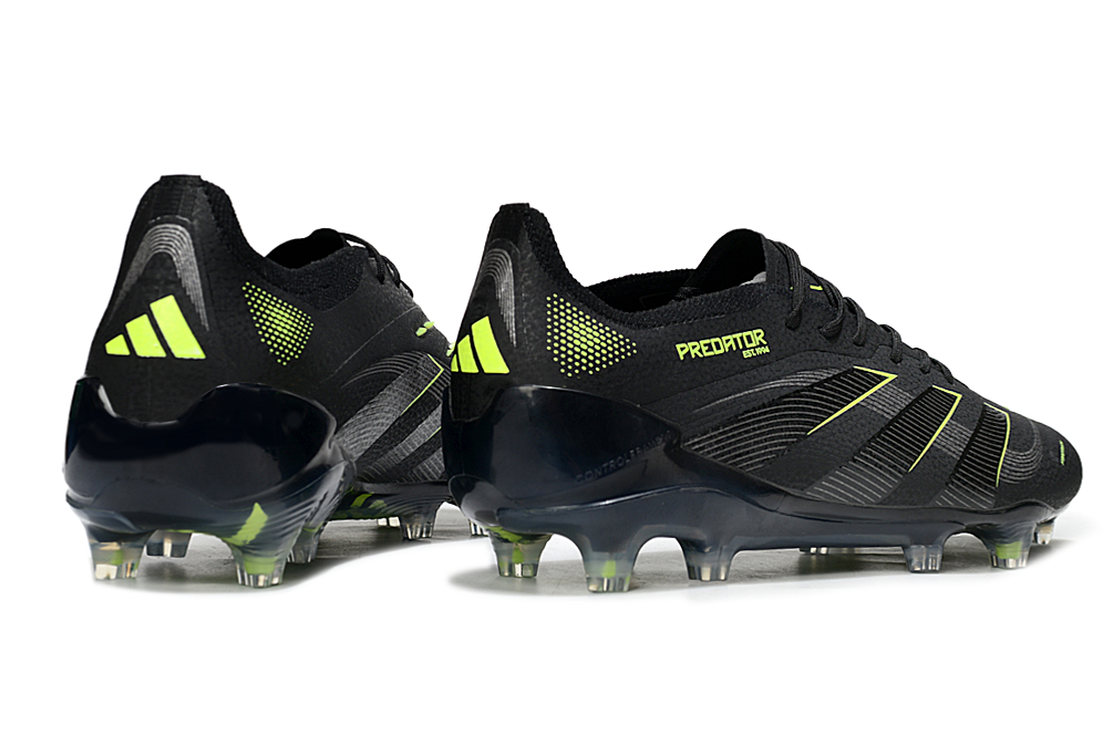 ADIDAS PREDATOR ELITE FG – BLACK / LUCID LEMON