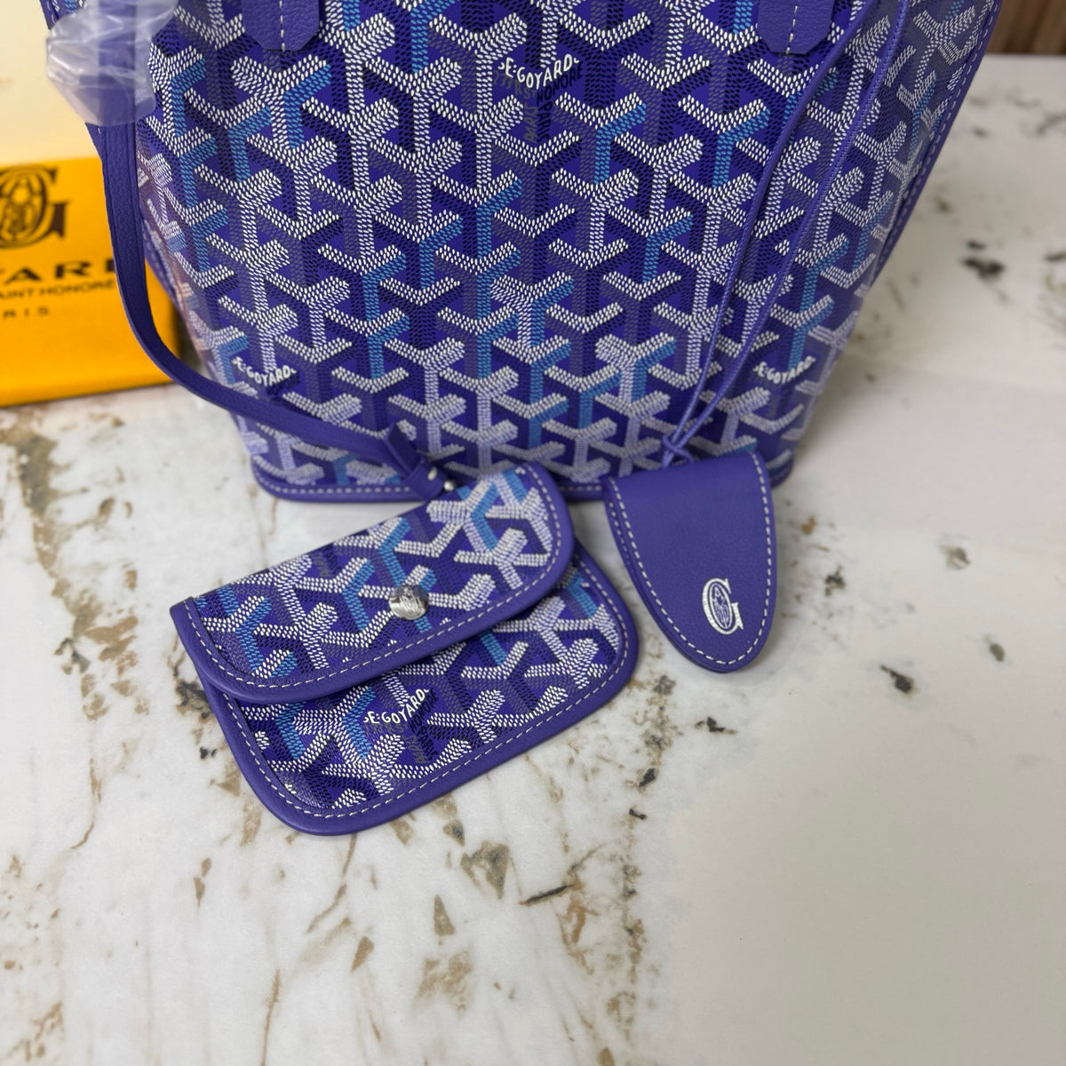 Goyard Anjou Mini – Azul Violeta