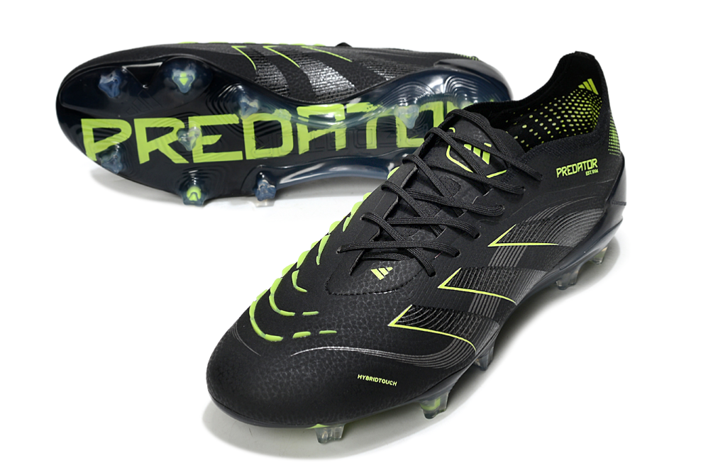 ADIDAS PREDATOR ELITE FG – BLACK / LUCID LEMON