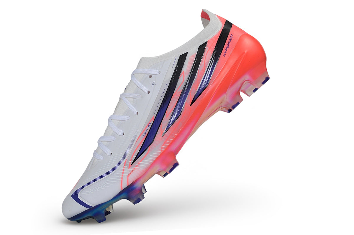 Adidas F50 Elite FG – Blanco/Rojo solar/Negro núcleo