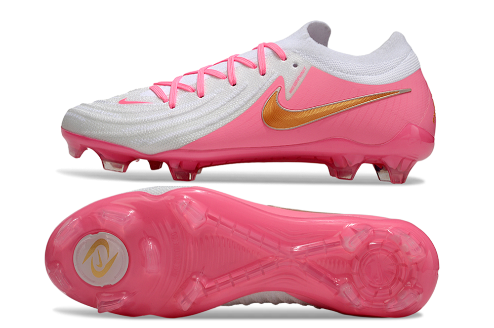 NIKE MERCURIAL VAPOR 15 ELITE FG – WHITE / PINK / GOLD