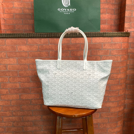 Goyard Artois MM – Branco / Cinza-Claro