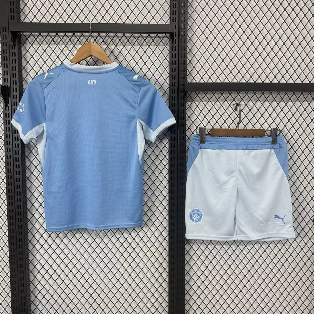 Camiseta de la primera equipación del Manchester City 26/27 para niños