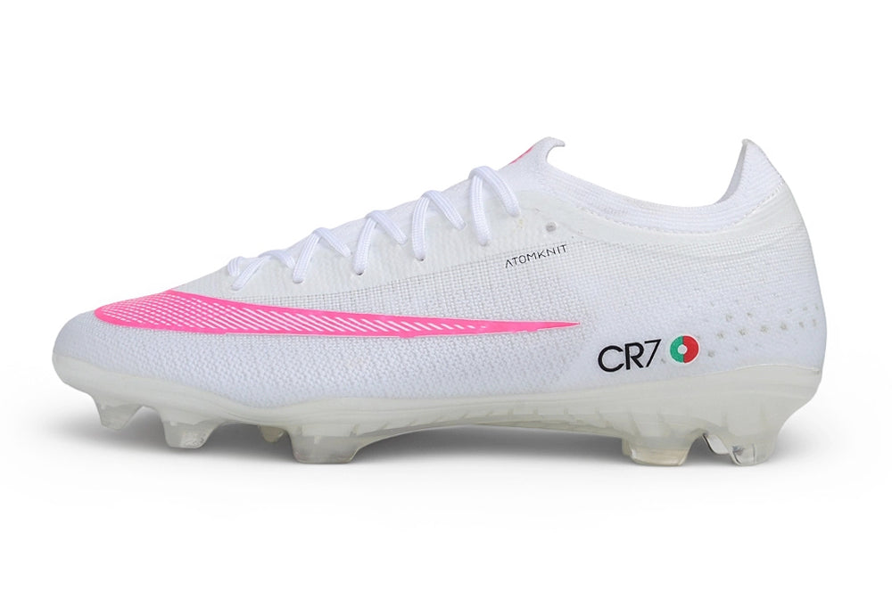 NIKE MERCURIAL VAPOR ELITE CR7-STYLE – WHITE / PINK