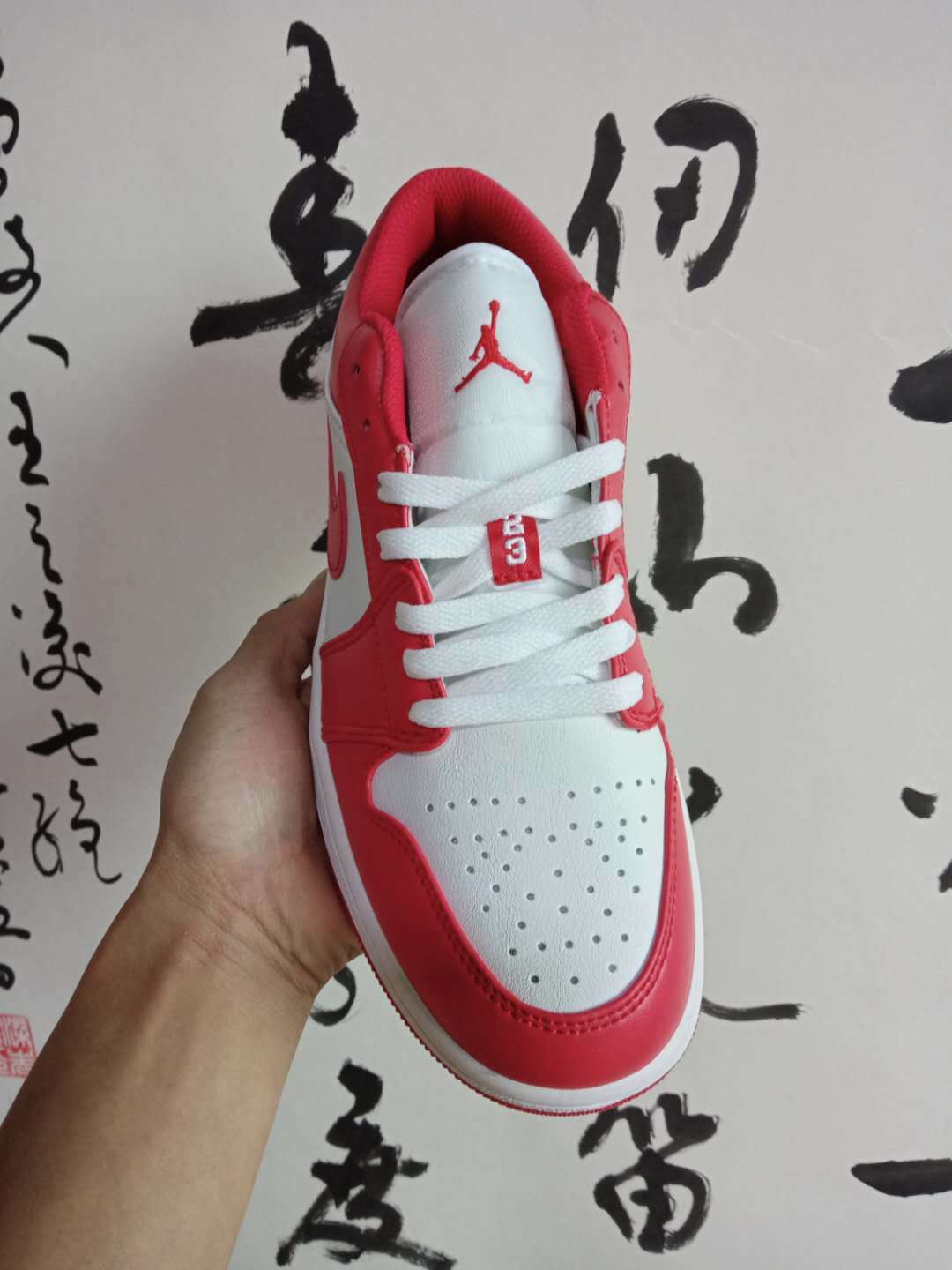 Air Jordan 1 Low – Red / White