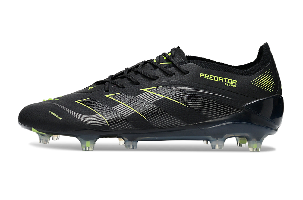 ADIDAS PREDATOR ELITE FG – BLACK / LUCID LEMON