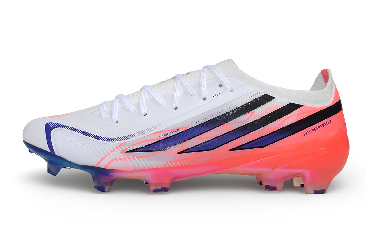 Adidas F50 Elite FG – Blanco/Rojo solar/Negro núcleo