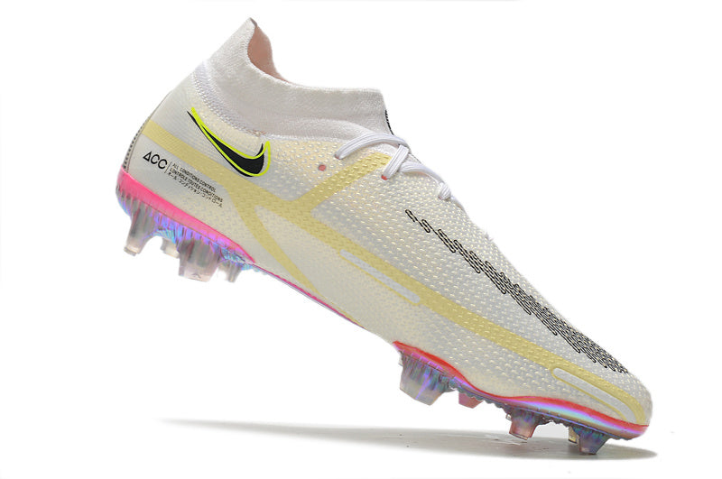 NIKE PHANTOM GT ELITE DF FG – WHITE / BLACK / PINK BLAST