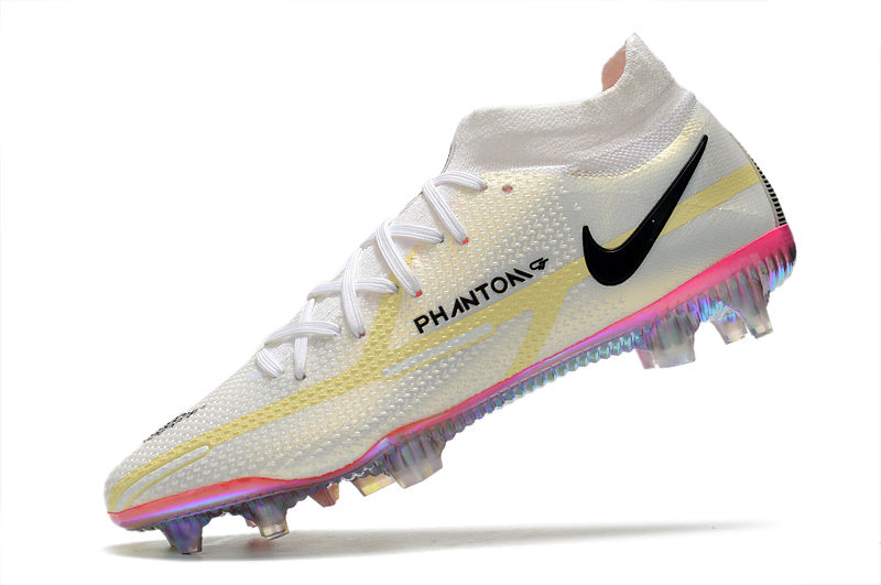 NIKE PHANTOM GT ELITE DF FG – WHITE / BLACK / PINK BLAST