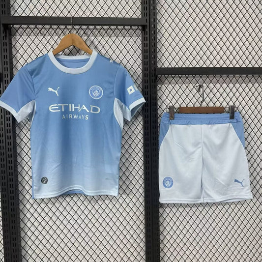 Manchester City Home Jersey 26/27 Kit infantil
