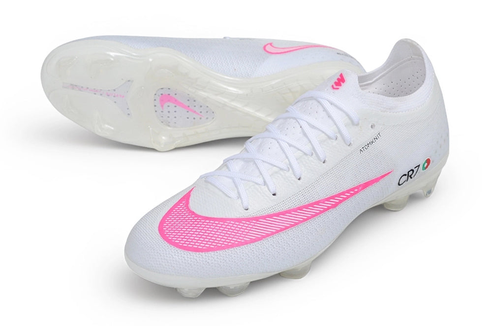 NIKE MERCURIAL VAPOR ELITE CR7-STYLE – WHITE / PINK