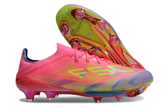 adidas F50 Elite FG — Lucid Pink / Lucid Lemon / Blue Fusion