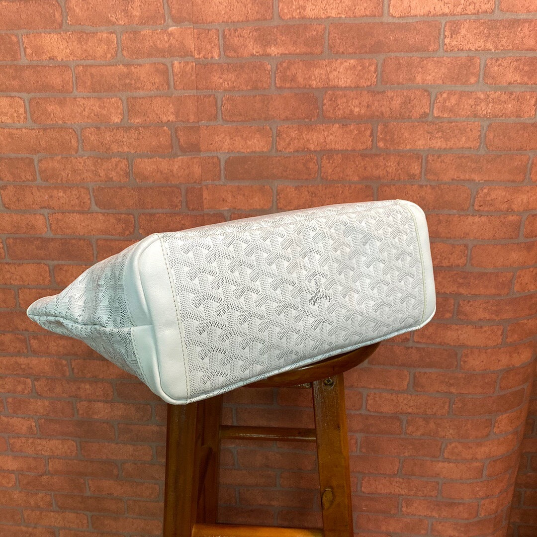 Goyard Artois MM – Branco / Cinza-Claro