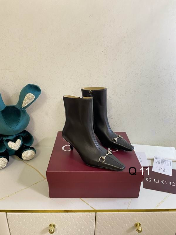 Gucci Horsebit Ankle Boots