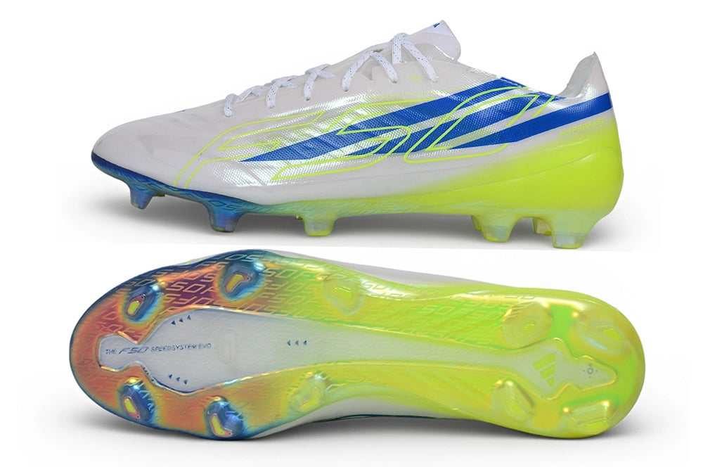 ADIDAS F50 ELITE FG TUNIT – LUCID LEMON / ROYAL BLUE