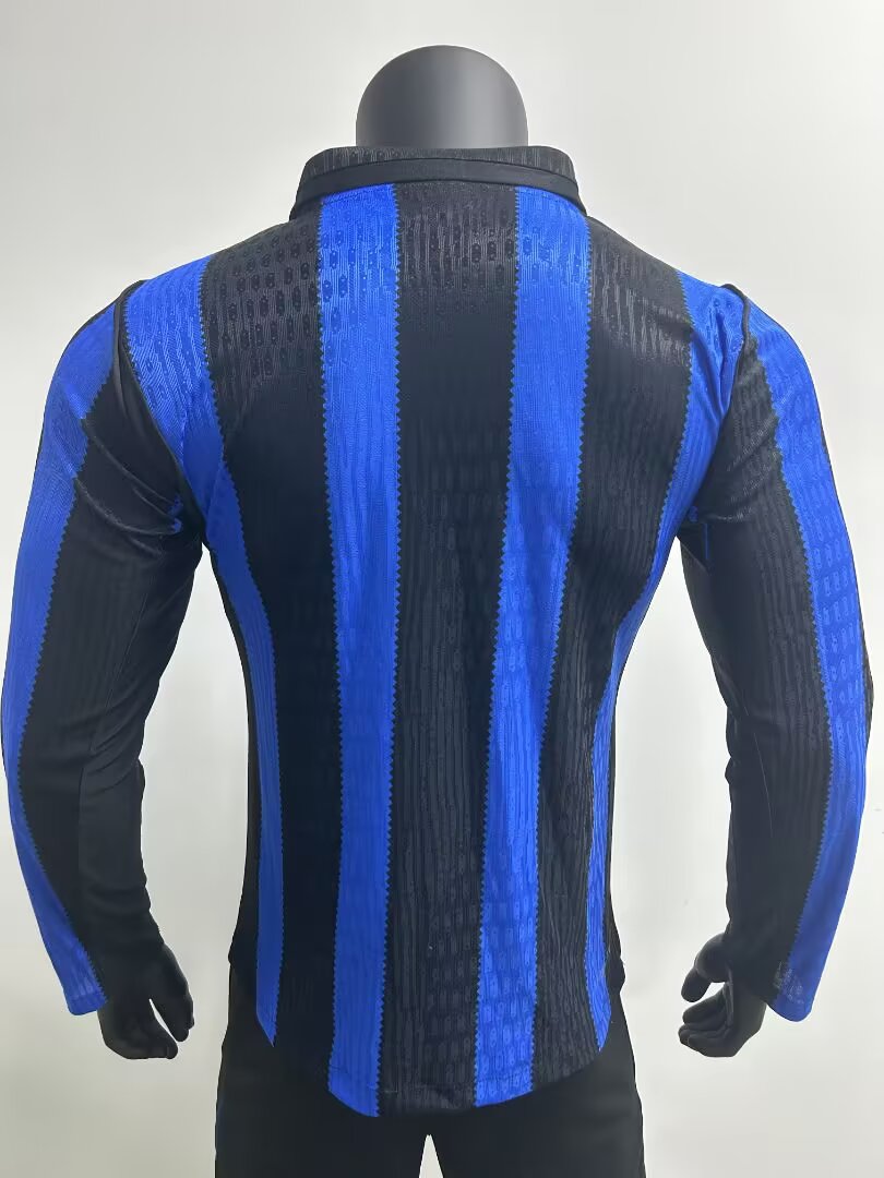 Inter Milan home Jersey 26/27 - Versão Jogador Manga Comprida
