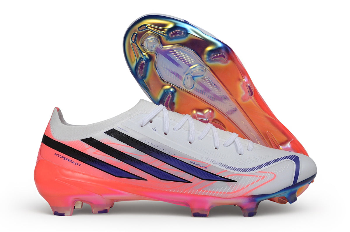 Adidas F50 Elite FG – Blanco/Rojo solar/Negro núcleo