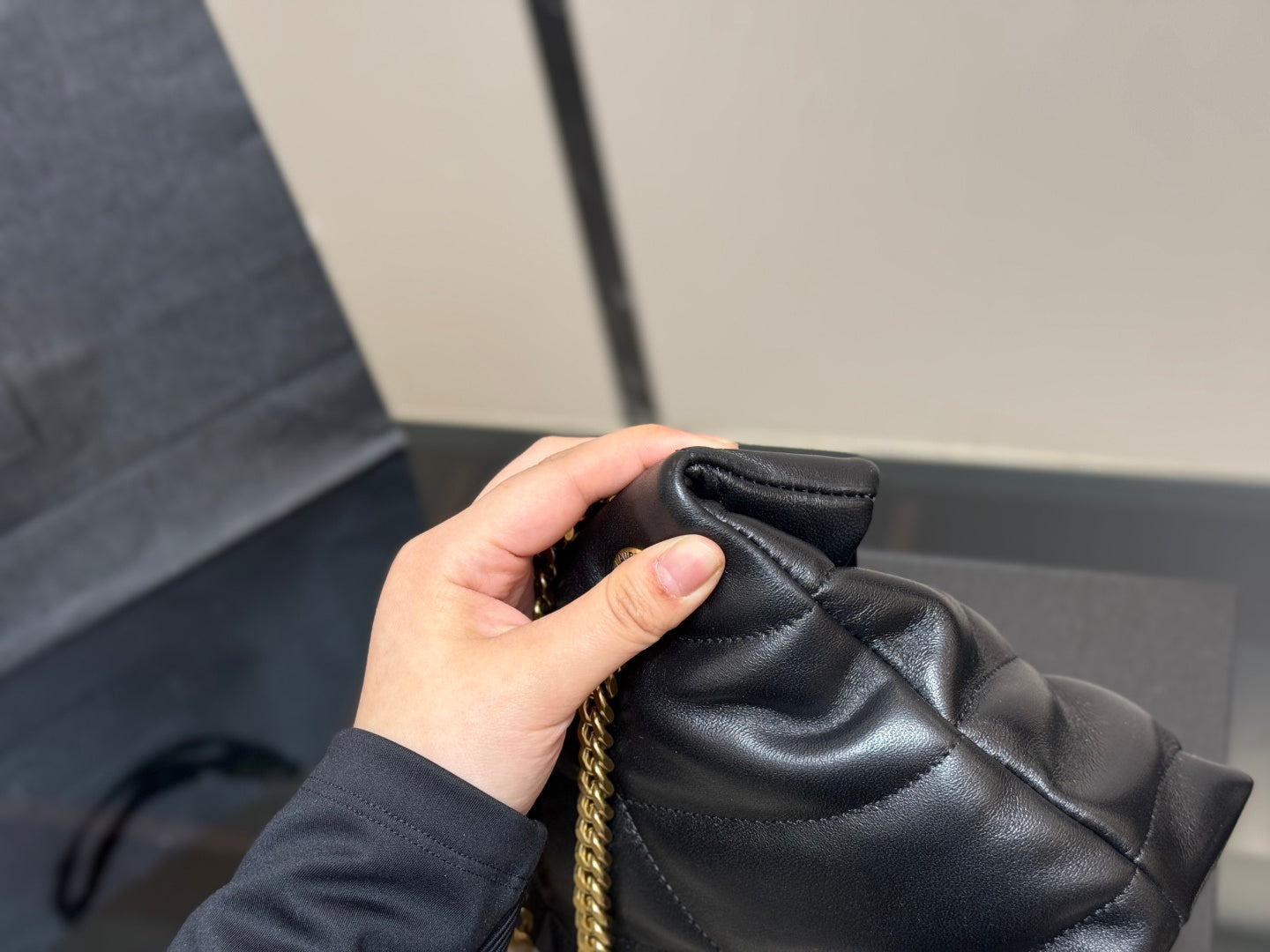 Saint Laurent Loulou Puffer Small
