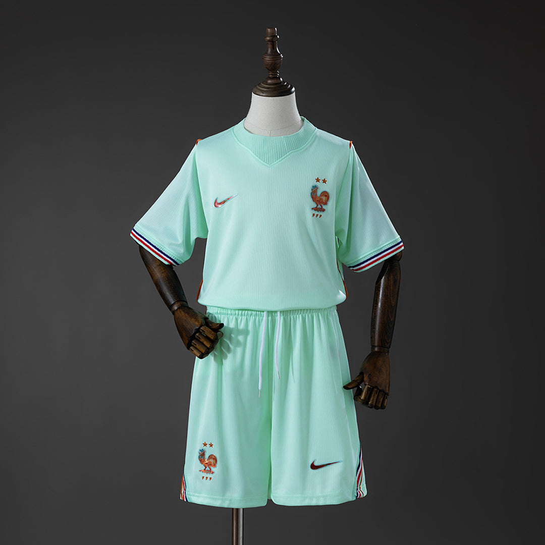 França Away Jersey 2026 - Kit Infantil