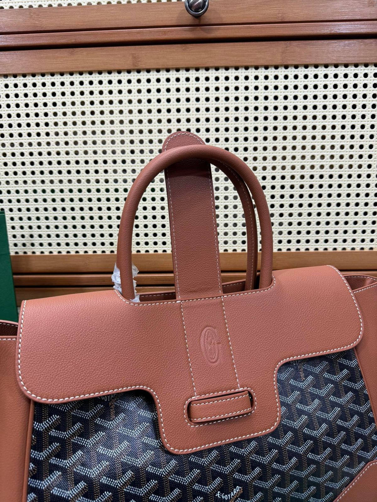 Goyard Saïgon Structuré – Castanho & Preto