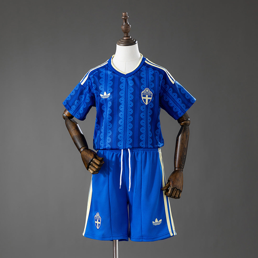 Suécia Away Jersey 2026 - Kit Infantil