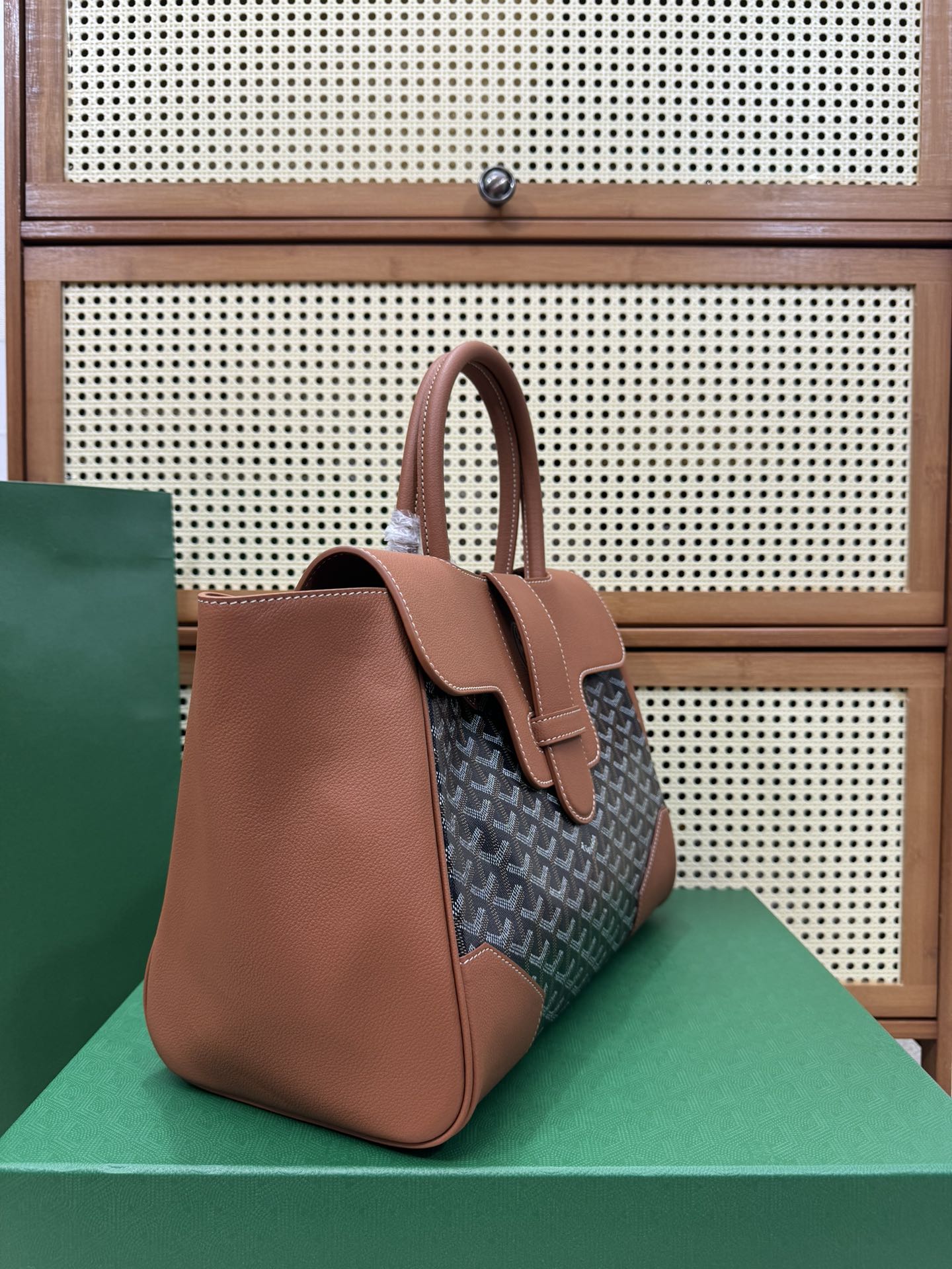 Goyard Saïgon Structuré – Castanho & Preto
