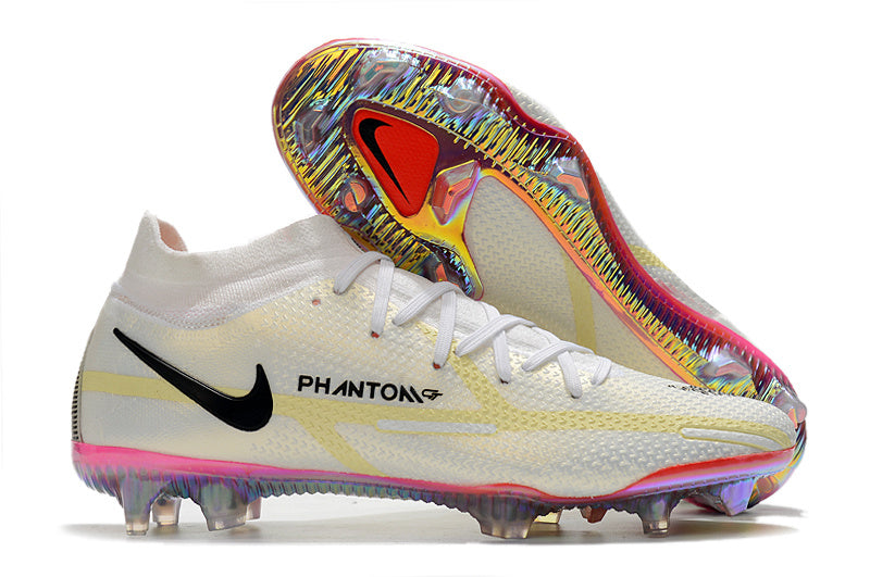 NIKE PHANTOM GT ELITE DF FG – WHITE / BLACK / PINK BLAST