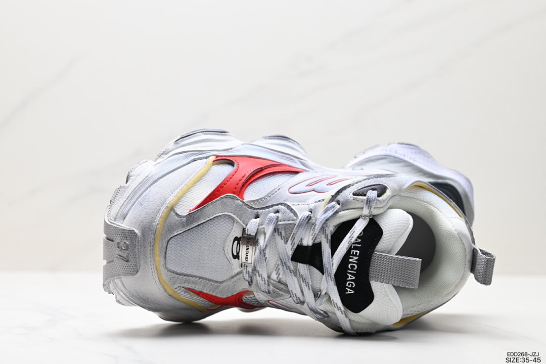 BALENCIAGA 3XL – WHITE / GREY / RED