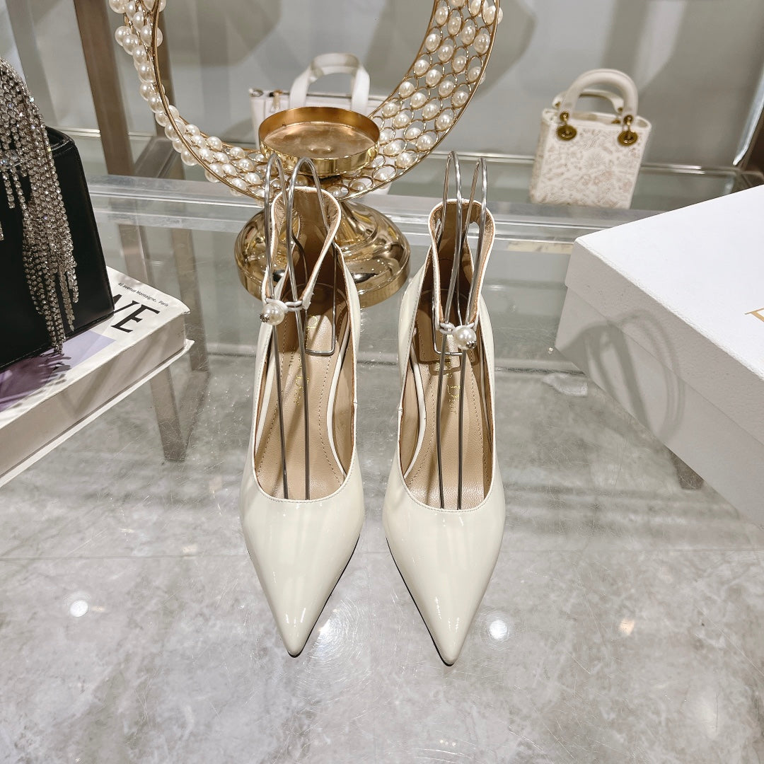 Dior Pearl Ankle-Strap Pump