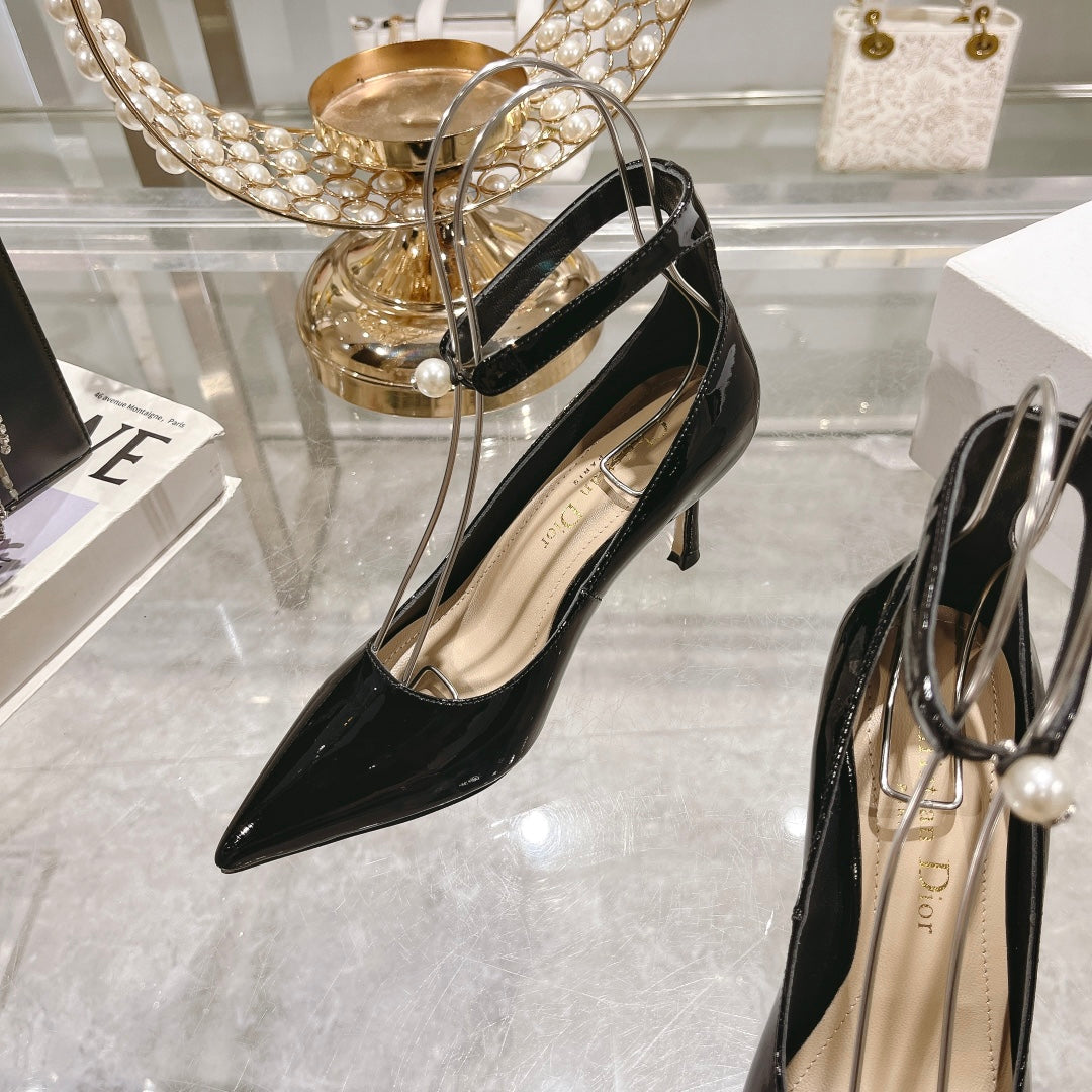 Dior Pearl Ankle-Strap Pump