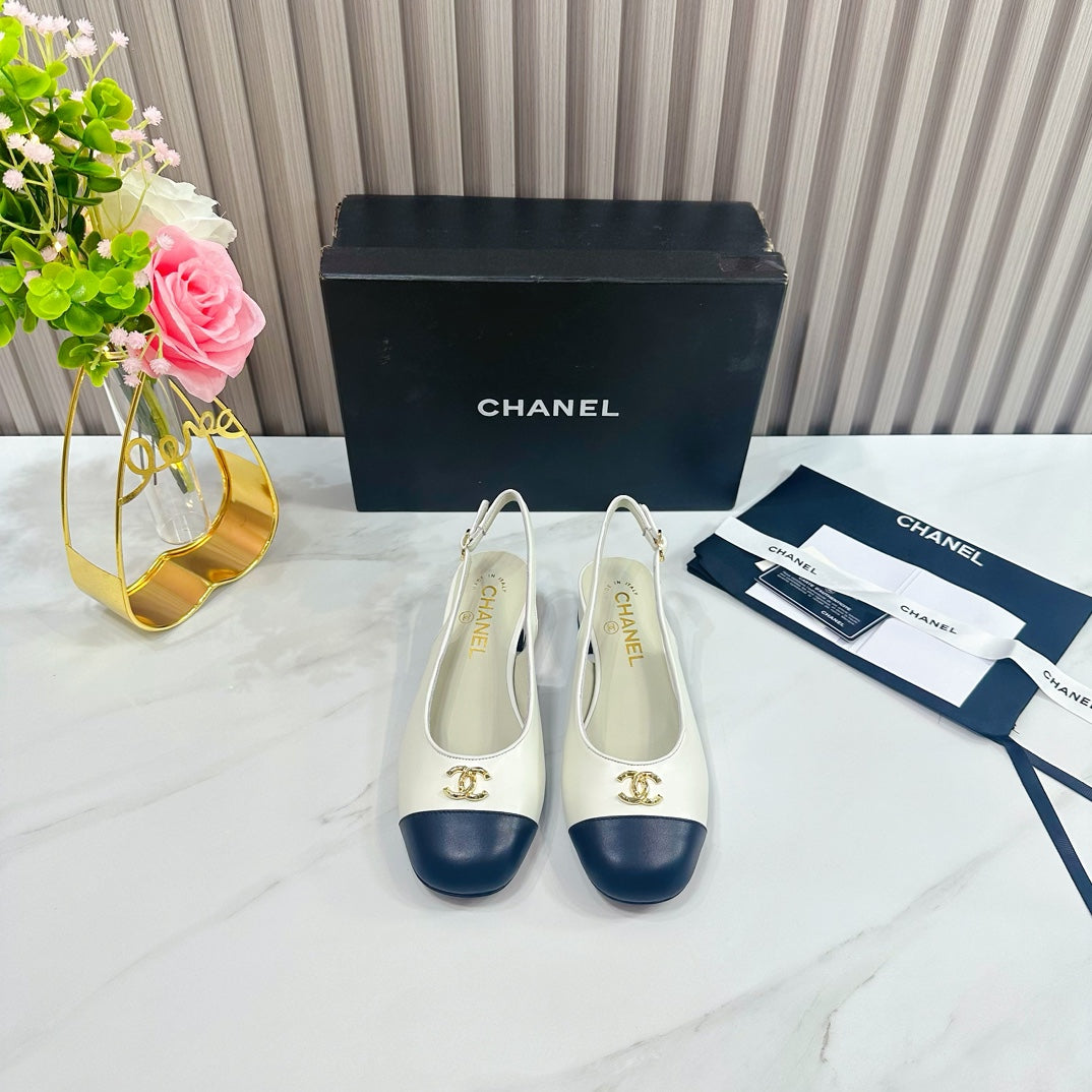 Chanel Two-Tone Slingback