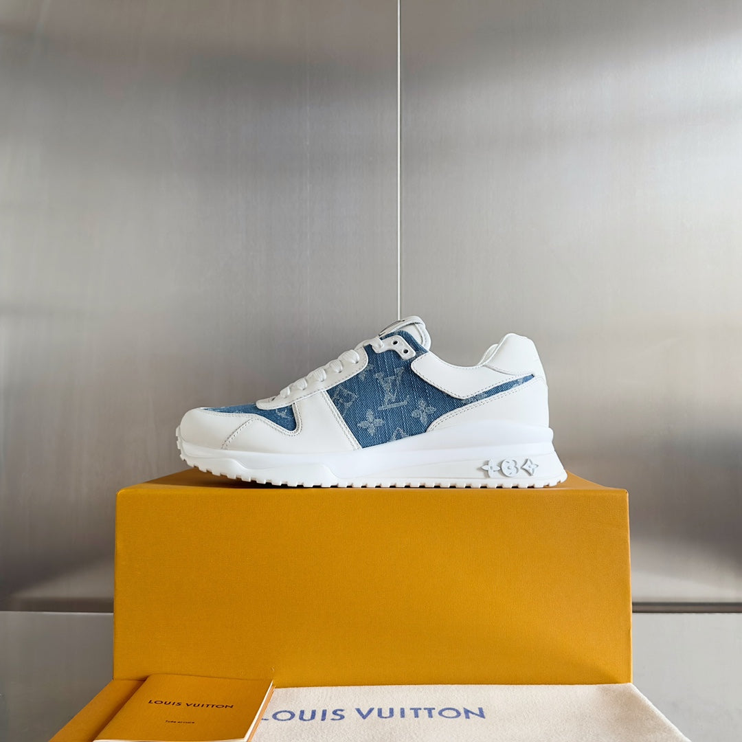 LOUIS VUITTON RUN AWAY – MONOGRAM DENIM BLUE / WHITE