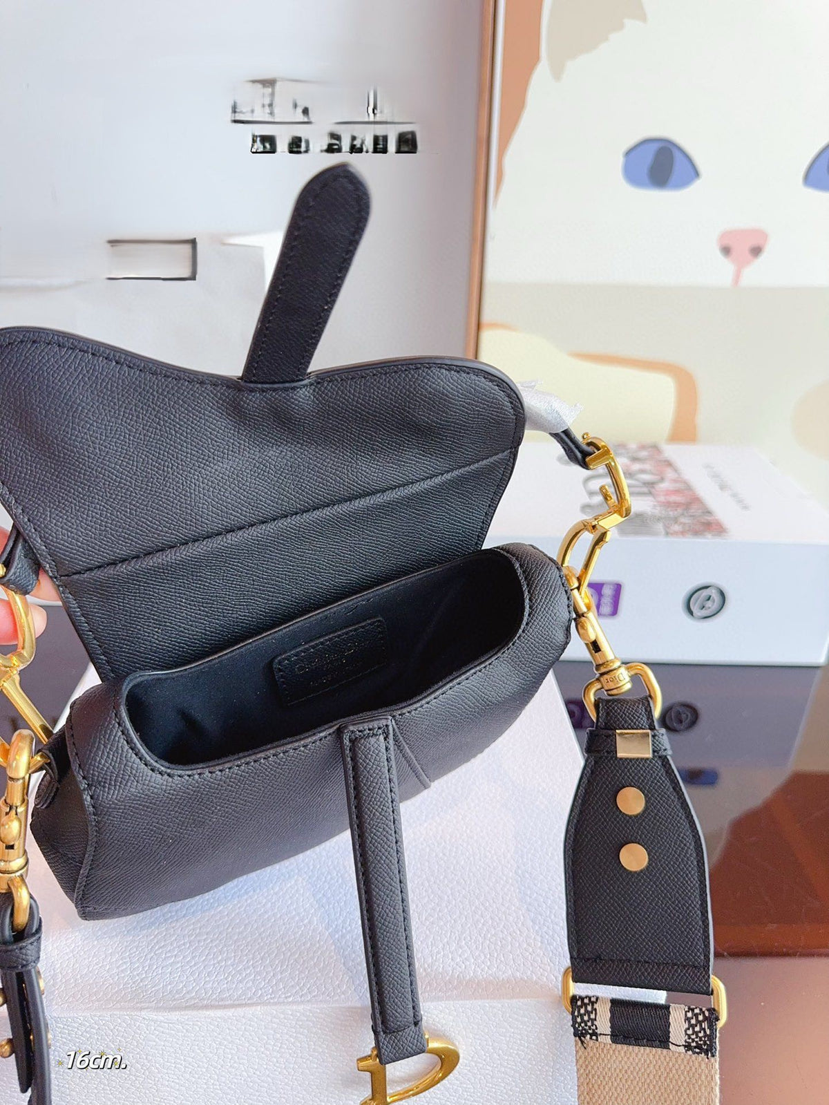Dior Mini Saddle Bag com alça
