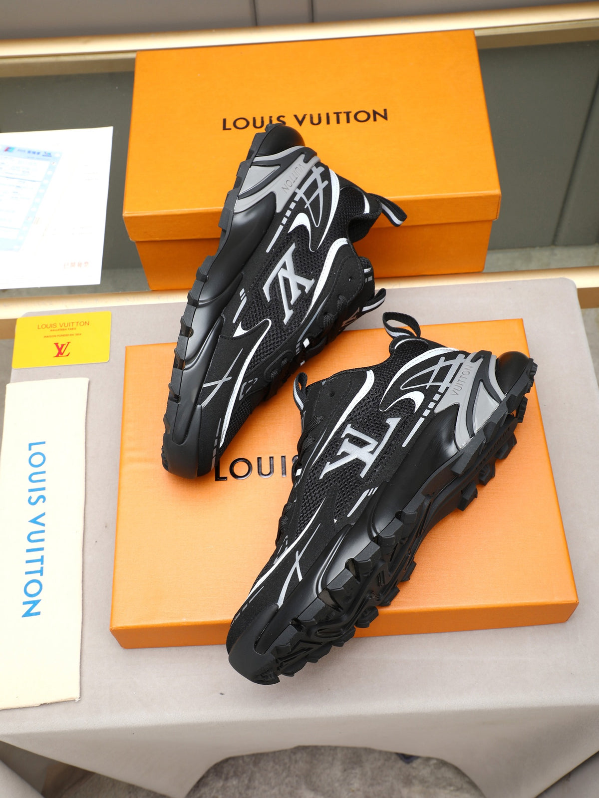 LV Runner Tatic Sneaker (Black)