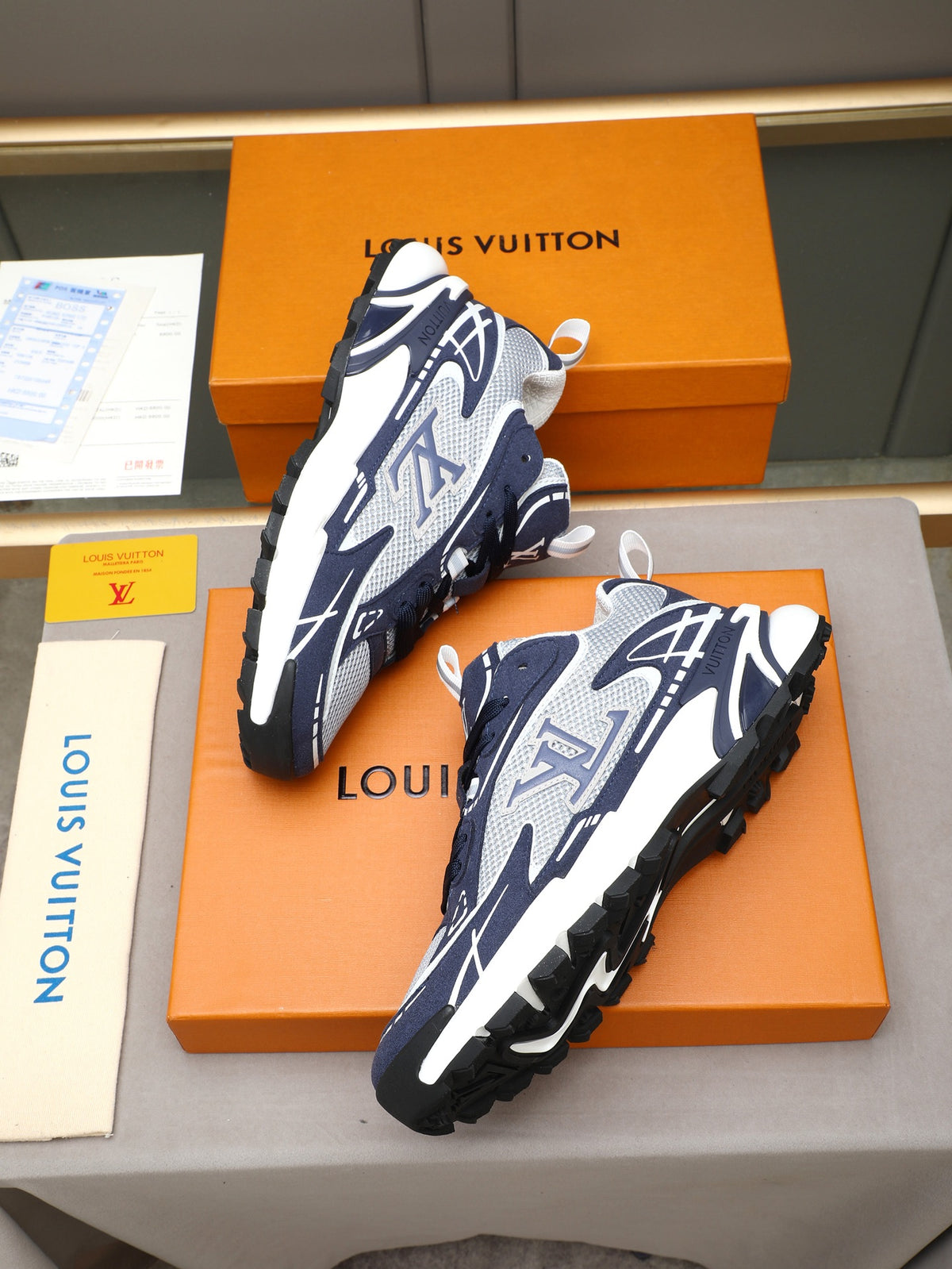LV Runner Tatic Sneaker  (Blue)