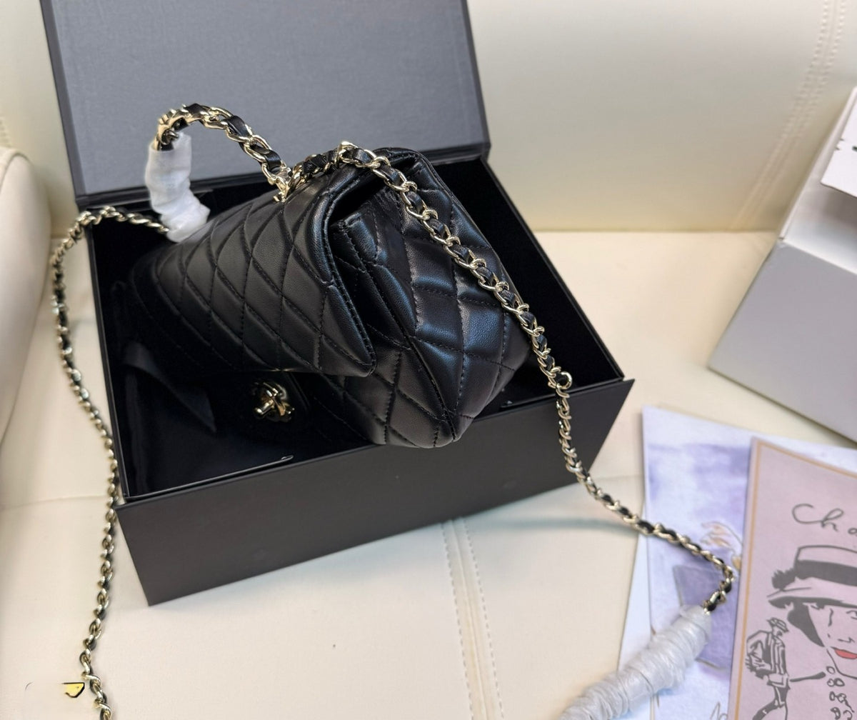CHANEL Mini Flap Bag with Top Handle