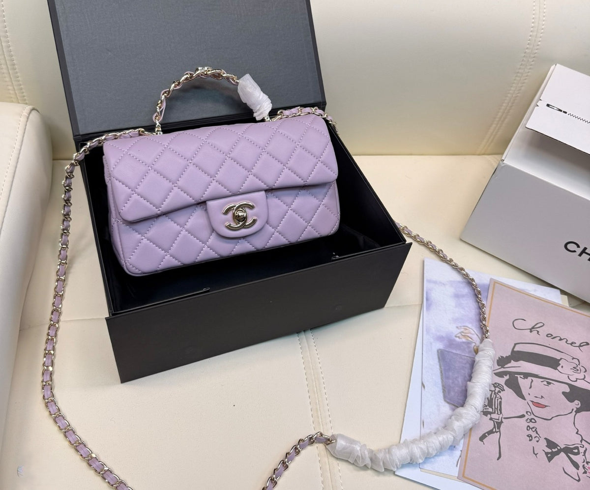CHANEL Mini Flap Bag with Top Handle