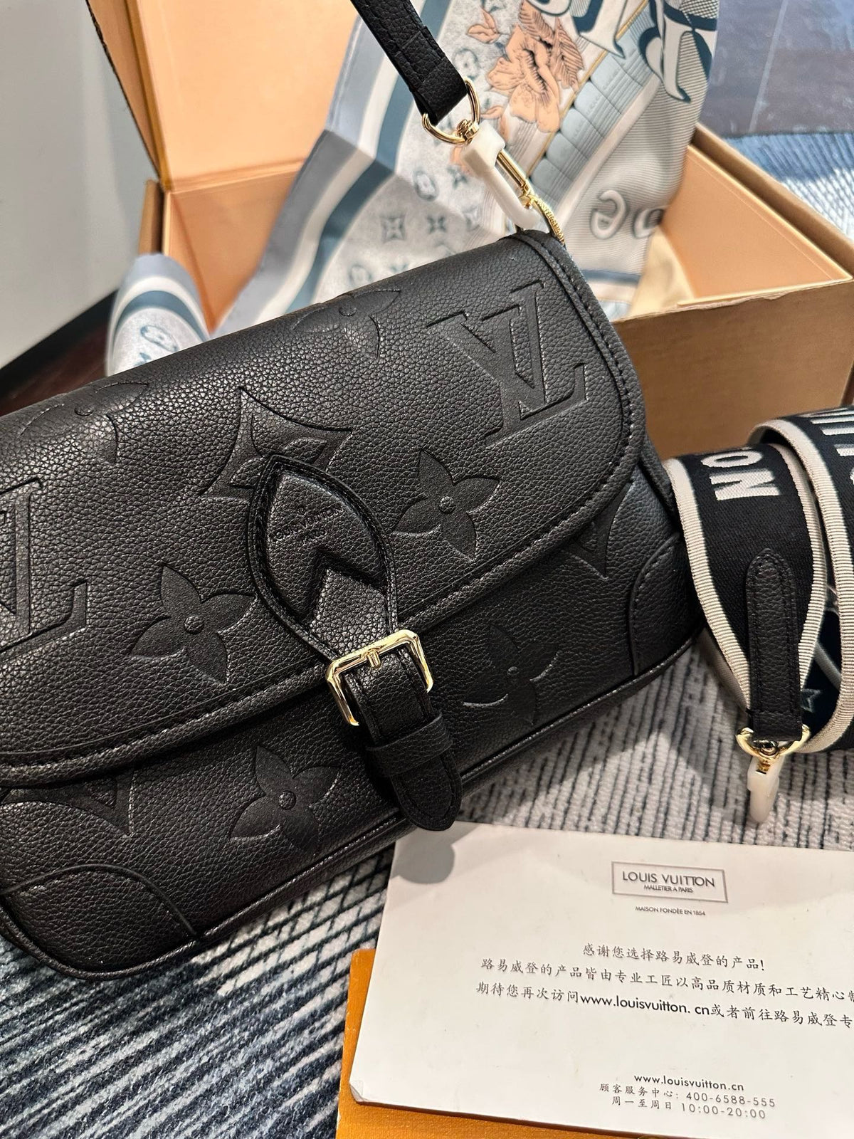 Louis Vuitton Monogram Shadow Messenger – Black