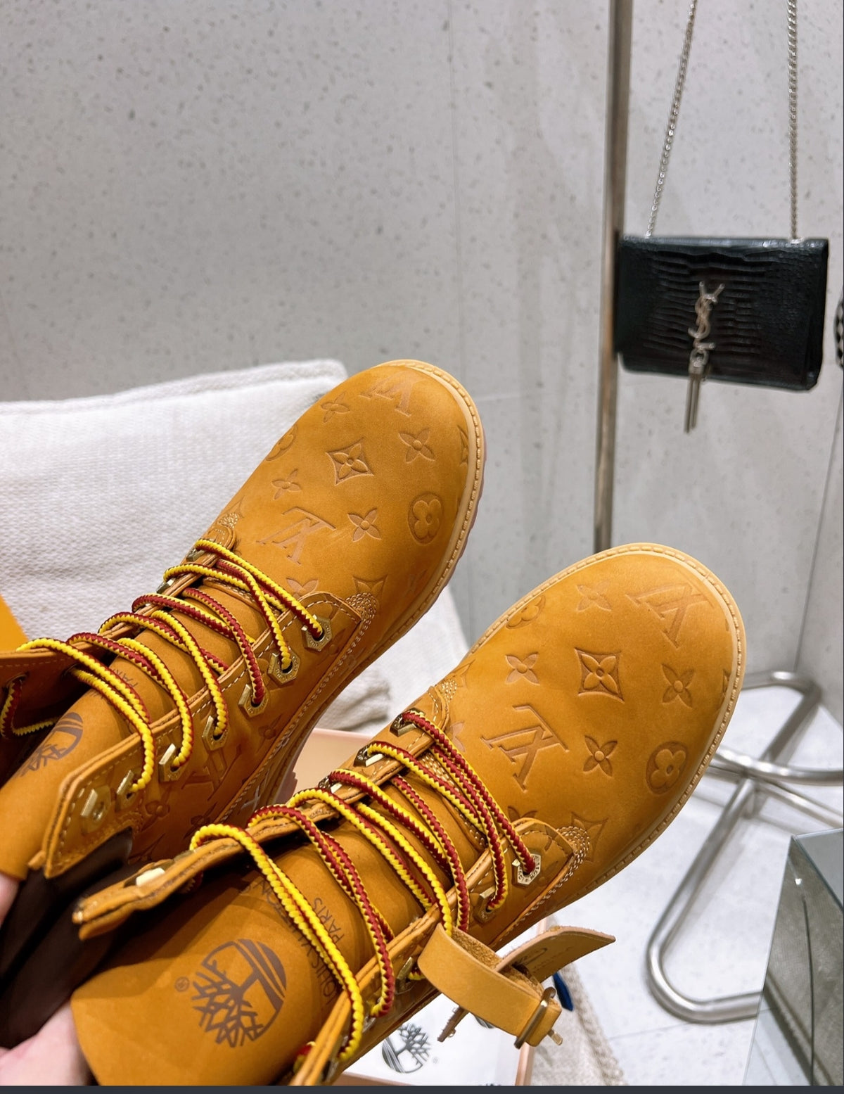 LOUIS VUITTON × TIMBERLAND 6-IN ANKLE BOOT – WHEAT MONOGRAM