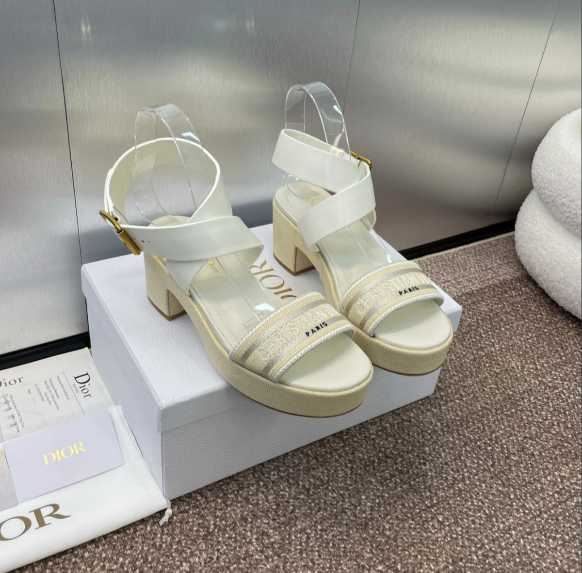Dior Dway Platform / Ankle-Strap Sandal