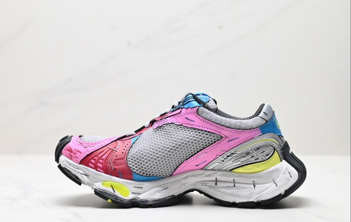 BALENCIAGA RUNNER – PINK / SILVER / BLUE
