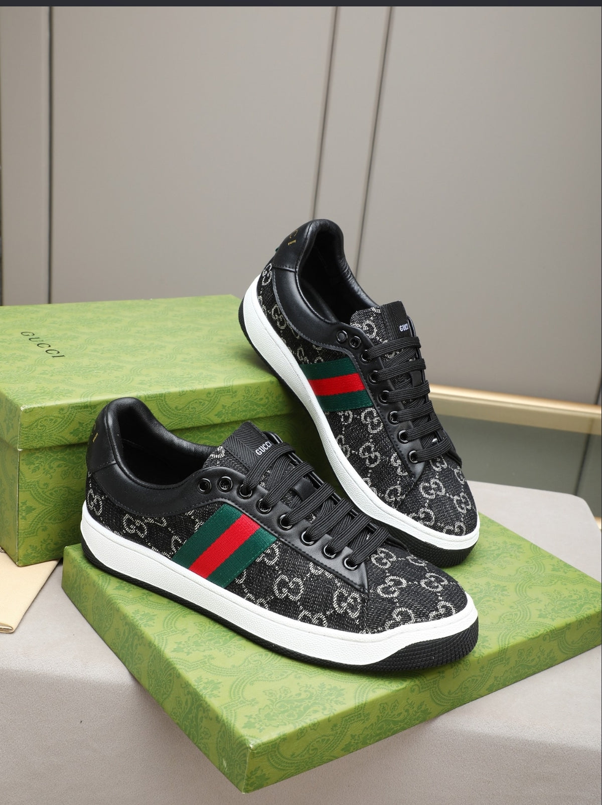 Gucci Ace GG Canvas Web Sneaker