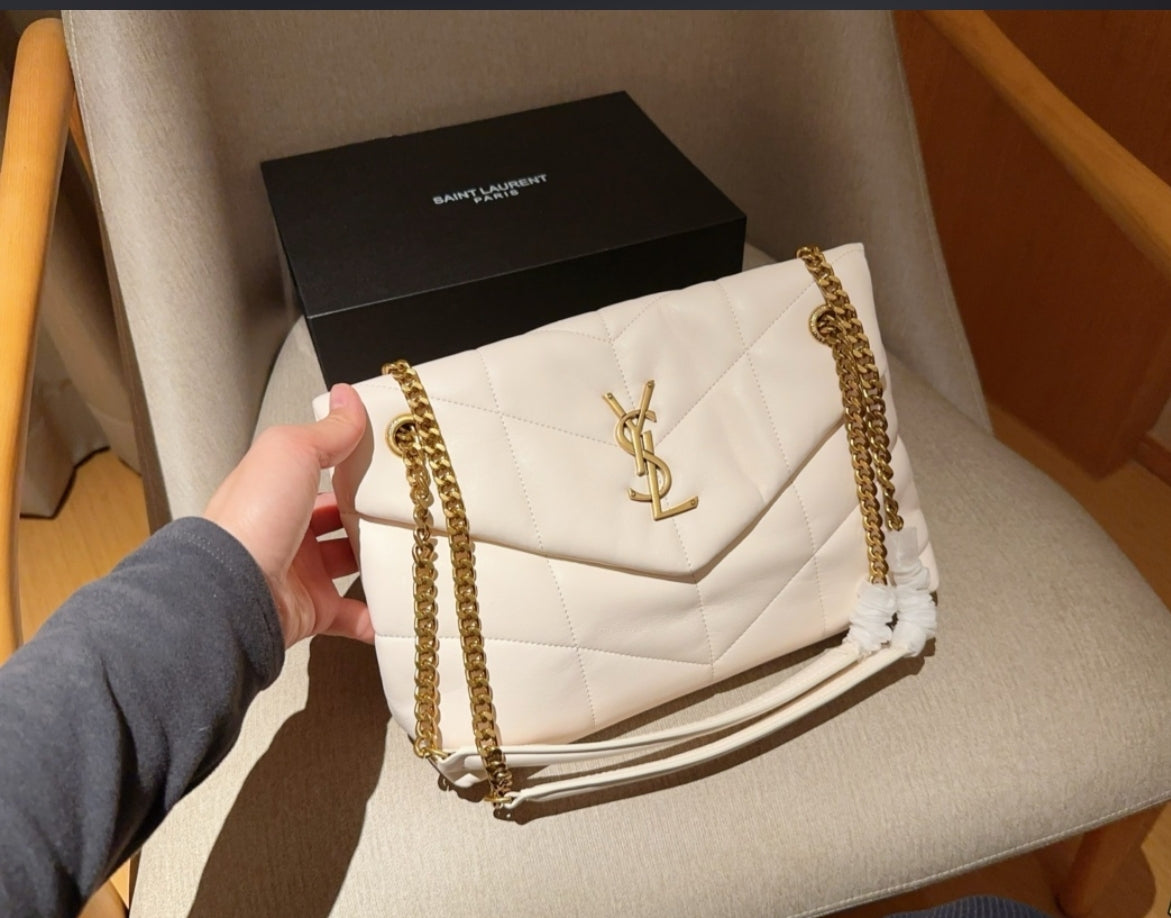 Yves Saint Laurent Puffer Medium in Lambskin