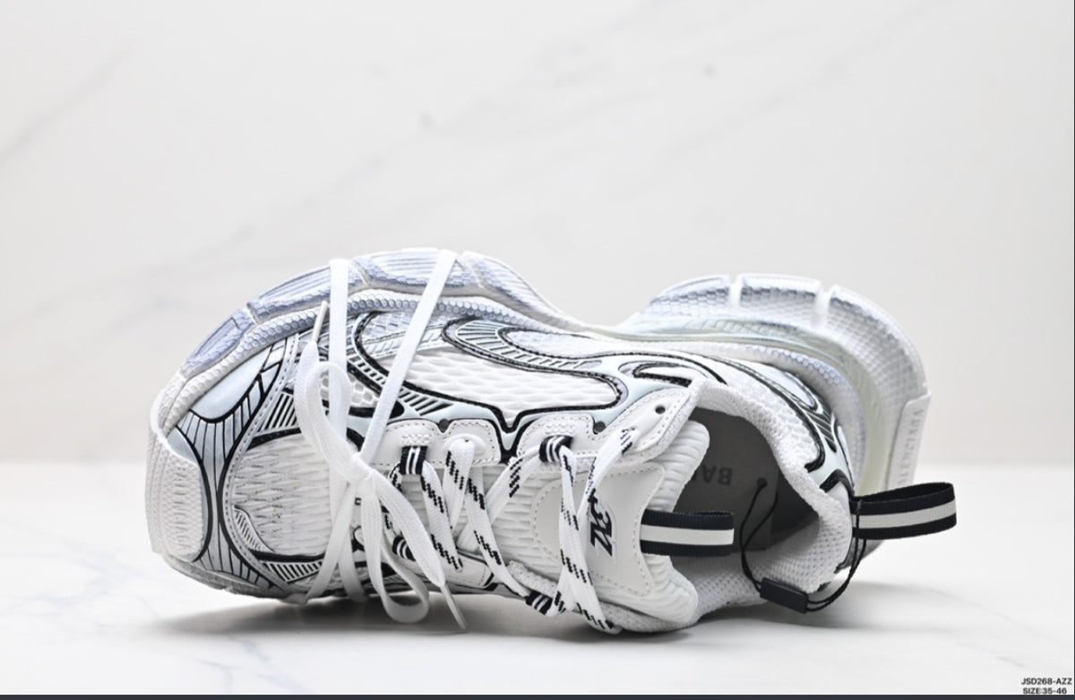 BALENCIAGA 3XL SUMMER MESH – WHITE / SILVER