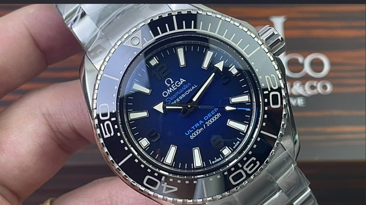 Omega Seamaster Planet Ocean 600M 43,5 mm, azul
