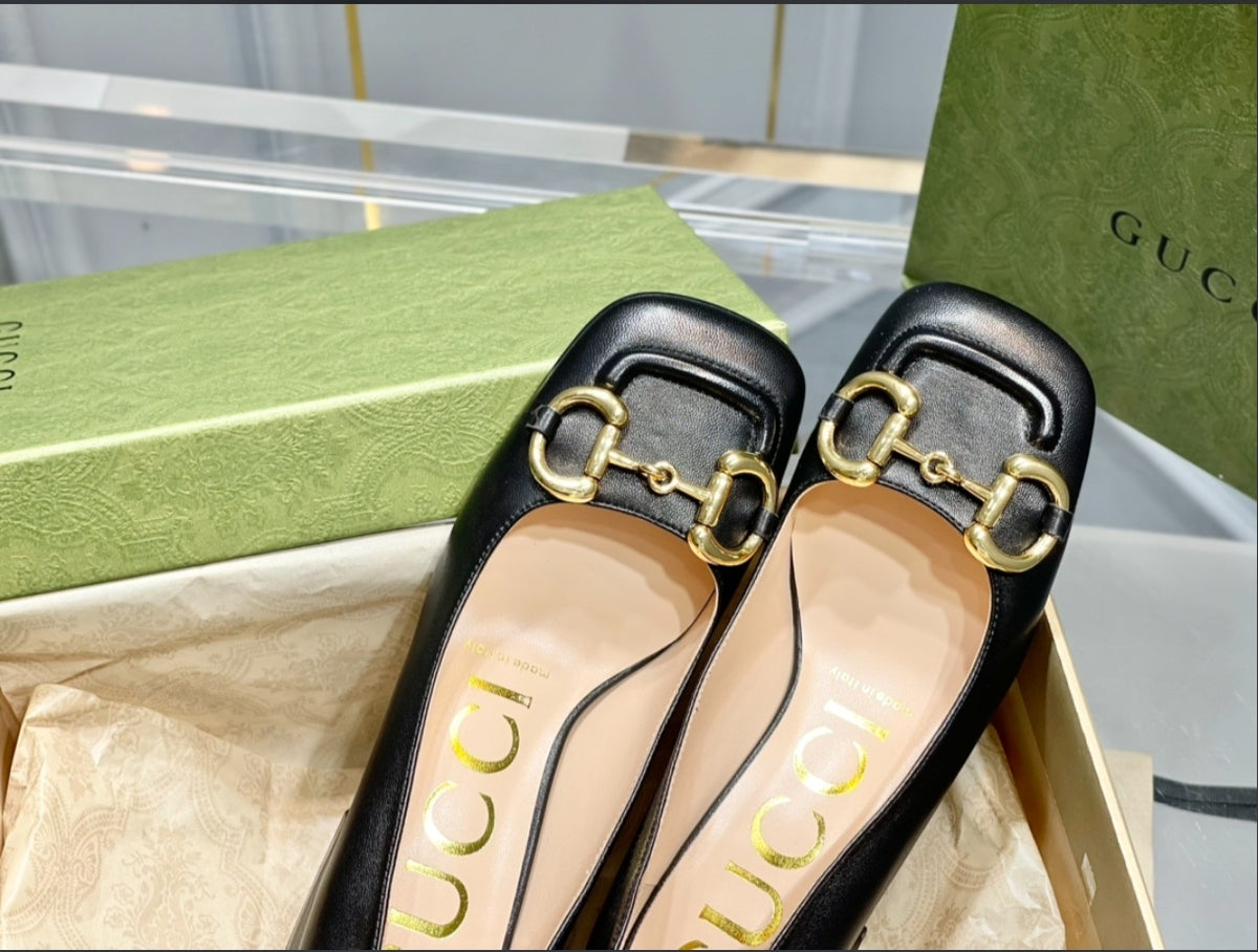 Gucci Signora Horsebit Pump