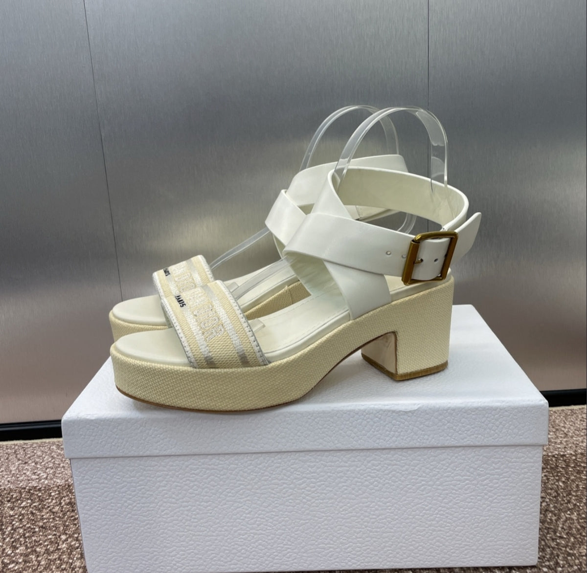 Dior Dway Platform / Ankle-Strap Sandal